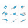 Ресурсный набор Bracket Robot Pack-Blue - «globural.ru» - Александров