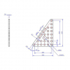 Треугольная пластина из анодированного алюминия Triangle Plate 6*8 (Pair) - «globural.ru» - Александров