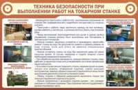 Стенд "ТБ при выполнении работ на токарном станке" - «globural.ru» - Александров