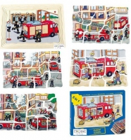 Развивающий пазл "Пожарная бригада" - «globural.ru» - Александров