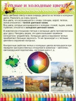 Стенд "Теплые и холодные цвета" - «globural.ru» - Александров