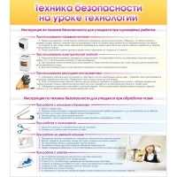 Стенд "Техника безопасности на уроке технологии" - «globural.ru» - Александров