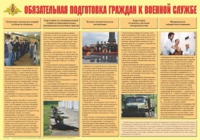 Плакат "Обязательная подготовка граждан к военной службе" - «globural.ru» - Александров