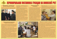 Плакат "Первоначальная постановка граждан на воинский учет" - «globural.ru» - Александров