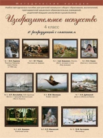 Набор репродукций "Изобразительное искусство" 4 класс (10 репродукций) - «globural.ru» - Александров