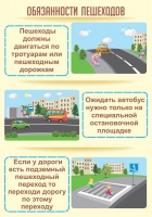Стенд "Обязанности пешехода часть 2" - «globural.ru» - Александров