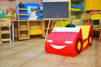 Напольная игрушка "Машинка - гонка" с аппликацией (ВИК) - «globural.ru» - Александров