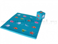 Игровой детский мат «Море» с кубиком (ВИК) - «globural.ru» - Александров