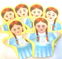 Набор кукол - рукавичек  "Эмоции. Девочки" - «globural.ru» - Александров