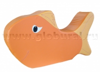 Напольная игрушка "Рыбка" с аппликацией (ВИК) - «globural.ru» - Александров
