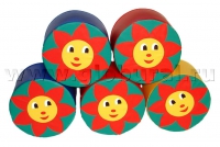 Пуфик «Солнышко» d=60*30см (ВИК) - «globural.ru» - Александров