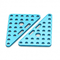 Треугольная пластина из анодированного алюминия Triangle Plate 6*8 (Pair) - «globural.ru» - Александров