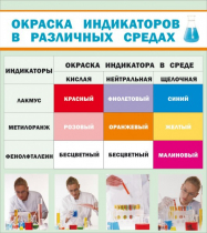 Стенд "Окраска индикаторов в различных средах" - «globural.ru» - Александров
