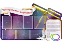 Стенд "Наблюдательная астрономия" - «globural.ru» - Александров