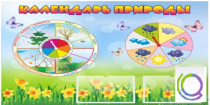 Стенд "Календарь природы" (вариант 2) - «globural.ru» - Александров