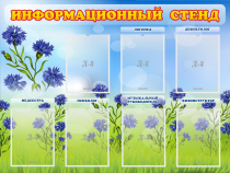 Стенд информационный с 7 карманами - «globural.ru» - Александров