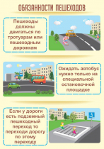 Стенд "Обязанности пешехода часть 2" - «globural.ru» - Александров