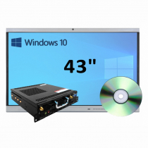 Интерактивная панель 43" (встроенный ПК, Win10) - «globural.ru» - Александров