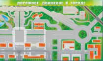 Доска магнитно-маркерная панорамная "Дорожное движение в городе" - «globural.ru» - Александров