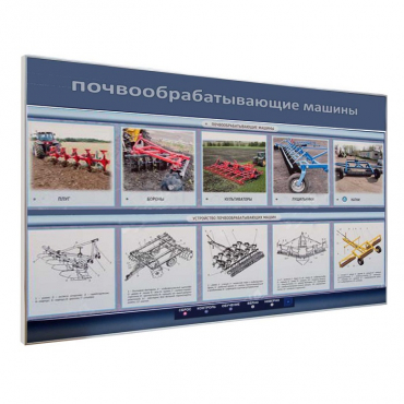 Электрифицированный светодинамический стенд «Почвообрабатывающие машины» - «globural.ru» - Александров