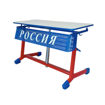 Стол ученический двухместный "Патриот-2о" на газовом лифте (р.гр. № 3-7 и наклоном столешницы) - «globural.ru» - Александров